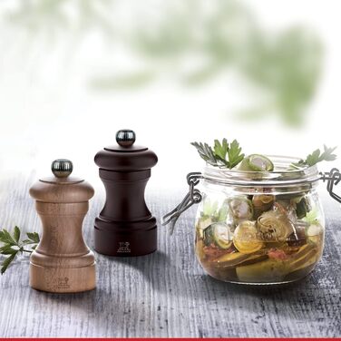 Млинок для перцю PEUGEOT Bistro, дерево, 10 см, матовий чорний