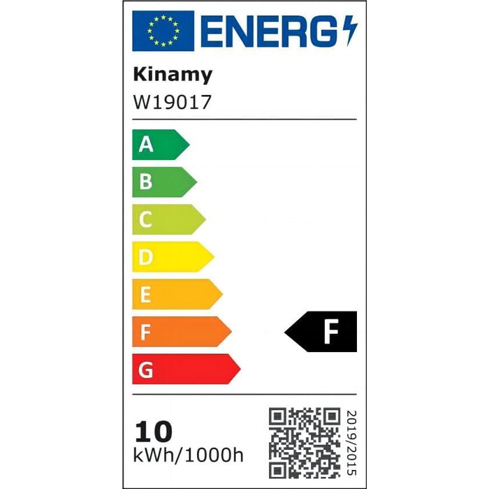 Світлодіодна настінна лампа Kinamy з датчиком руху, IP65, 8W, чорна (2 шт.)