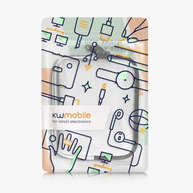 Чохол для eReader kwmobile - Неопренова сумка-чохол, захисний чохол - 17 x 12 x 2 см, внутрішні розміри 6' eReader (6,8-7' eReader, сріблястий)