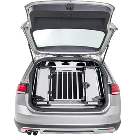 Універсальна сітка для багажника TRIXIE для собак - перетворює багажник на транспортну коробку - кути та бокові частини регулюються - легко складається для використання багажника - 94–114 × 69 × 53 см - 13201