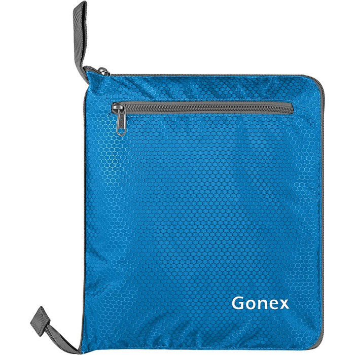 Складний дорожній багаж Gonex 150л блакитний: велика спортивна сумка для подорожей, фітнесу, відпочинку