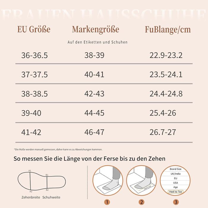 Жіночі халапи Litfun: теплі плюшеві тапочки з замшею та меморі-піною, з штучним хутром, для дому та вулиці, 38/38.5 EU, колір каштановий