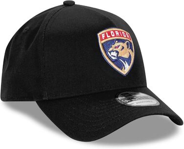 Кепка бейсболка New Era 9Forty A-Frame NHL Florida Panthers чорна, оригінальна, для шанувальників хокею
