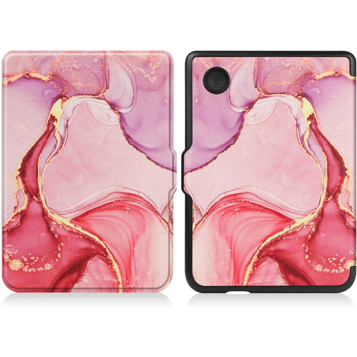 Чохол-книга HGWALP Slim Shell для Tolino Shine 5/Shine Color/Shine 4, Kobo Clara Colour/Clara BW/Clara 2E, Marble Pink