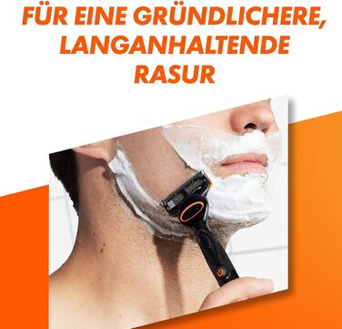Чоловіча бритва Gillette Fusion 5 Power, металева, чорна (бритва + 1 змінне лезо)