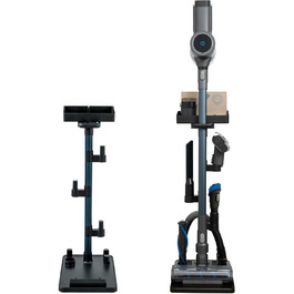 hoogo orga-nicer ST007 | Universal Stand Holder for Cordless Vacuum Cleaners with Suction Tubes from 32-46 mm Ø | Easy Assembly without Drilling | Stand Floor Stand Battery Stick Vacuum Accessories