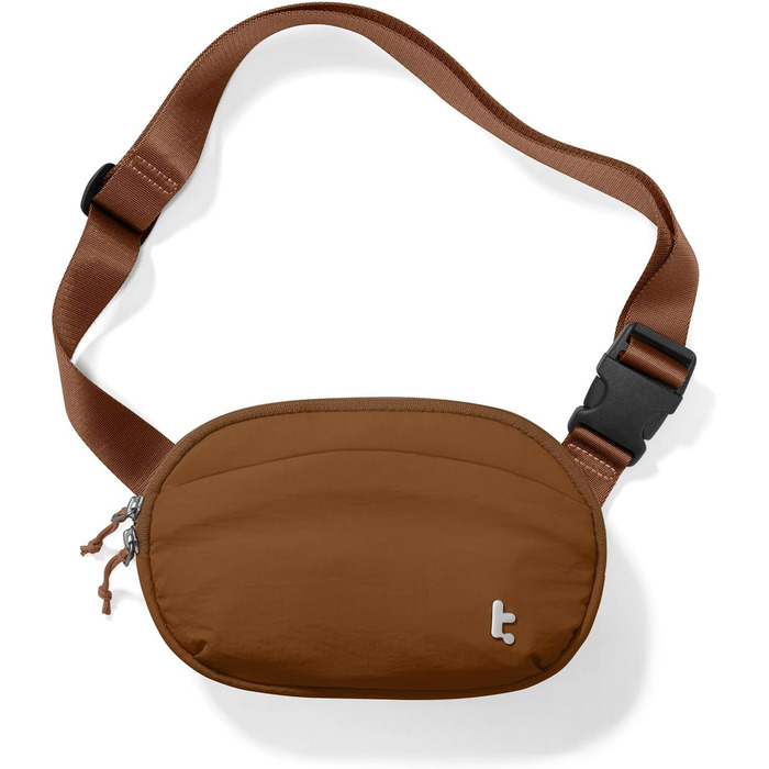 tomtoc жіноча поясна сумка-слінг з RFID захистом, 1.5 л, зелений (карамель)