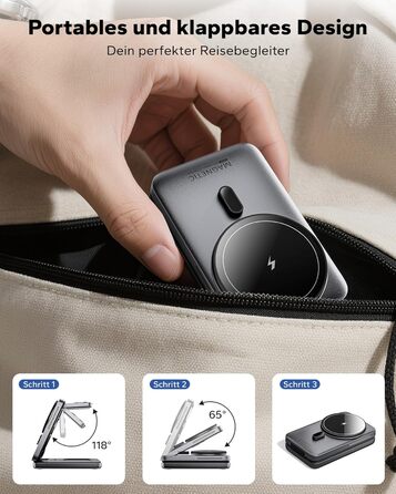 KPON Станція зарядки MagSafe для Apple Watch та iPhone, 3 в 1. Швидка зарядка для iPhone 12-17, Apple Watch 11-2, AirPods. Підходить для подорожей та офісу. В комплекті адаптер 20W.