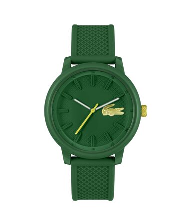 Годинник Lacoste LACOSTE.12.12 Hero чоловічий кварцовий з силіконовим браслетом (зелений)