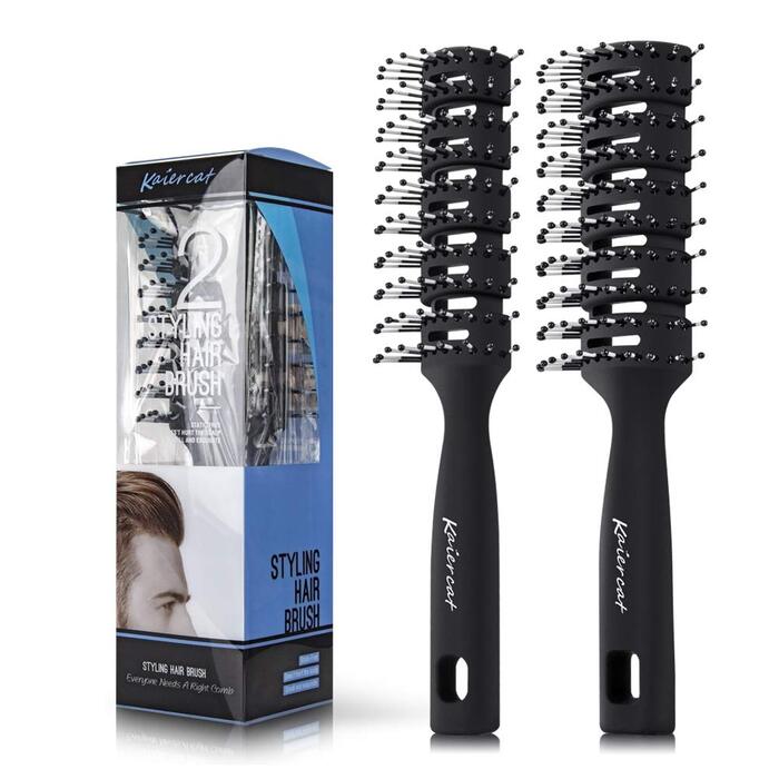 Професійна чоловіча щітка для волосся - ідеальна для укладання та сушіння. Набір щіток для створення гладких та об'ємних зачісок. Підходить для чоловіків та жінок