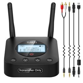 Bluetooth 5.3 трансмітер для ТБ 1Mii B06TX+ з дисплеєм та підтримкою Dual Link