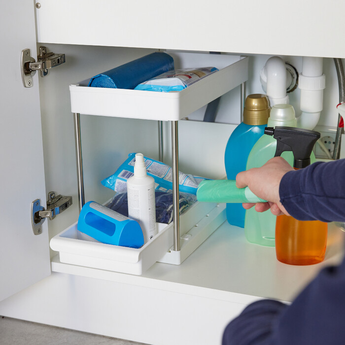 Relaxdays Under Sink Shelf, 2-Piece Set