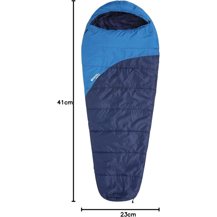 Сплячий мішок Mountain Warehouse Summit 300 - 3/4 сезону, ізольований, кобальт