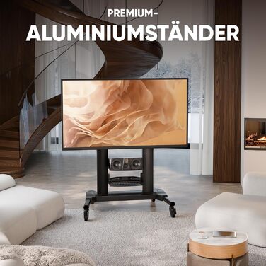 Мобільна підставка для телевізора ONKRON TS2771-B 40-80