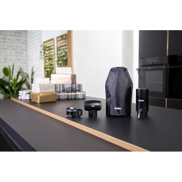 Електричний вакуумний затвор для вина Haier Premium Collection I Збереження аромату до 7 днів I Вакуумна помпа для вина, надійний, простий у використанні I Стильний подарунок для поціновувачів вина