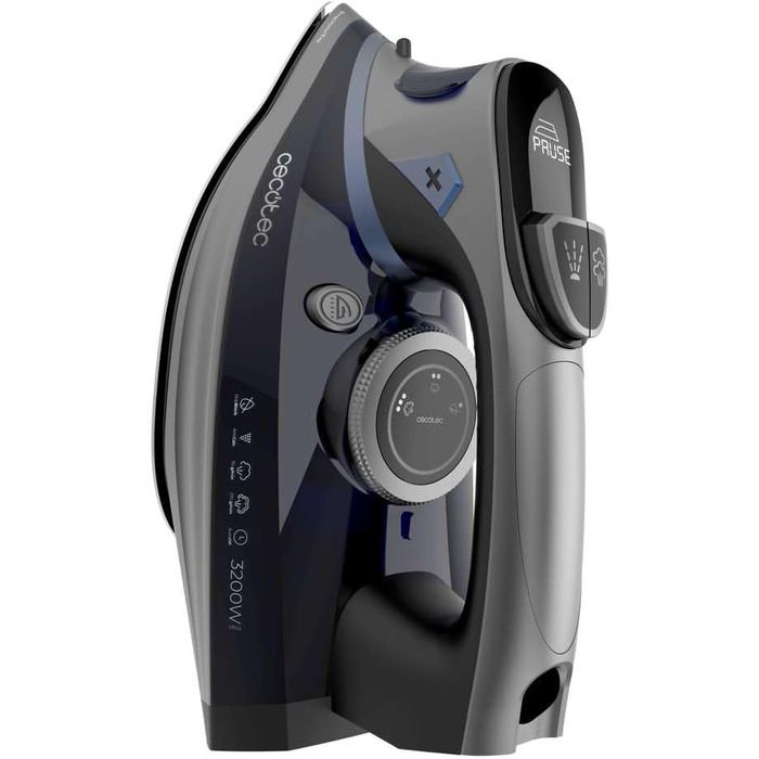 Праска Cecotec IronHero 3100 бездротова, 3100 Вт, Power Steam, 35 г/хв, 190 г імпульс, Turbo Slide підошва, автовимкнення, LCD