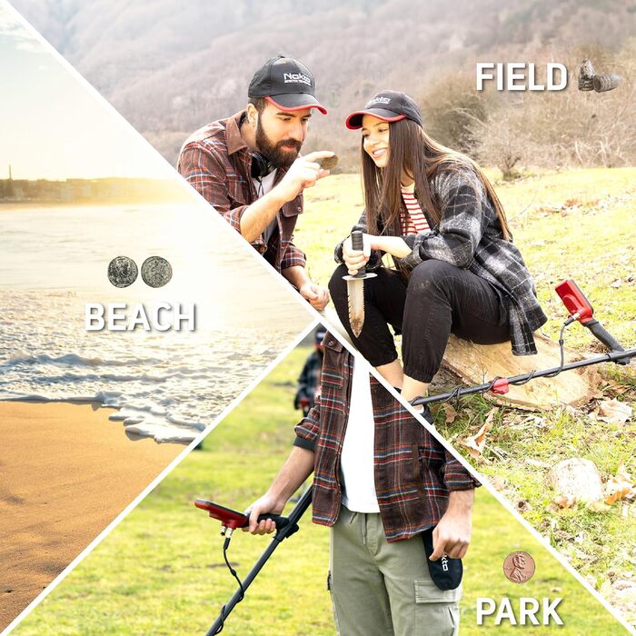 Металодетектор Nokta Profi: водонепроникний, з пошуковою котушкою 28см, для пошуку золота, з Pinpoint, USB-зарядка, 4 режими, для професійного використання