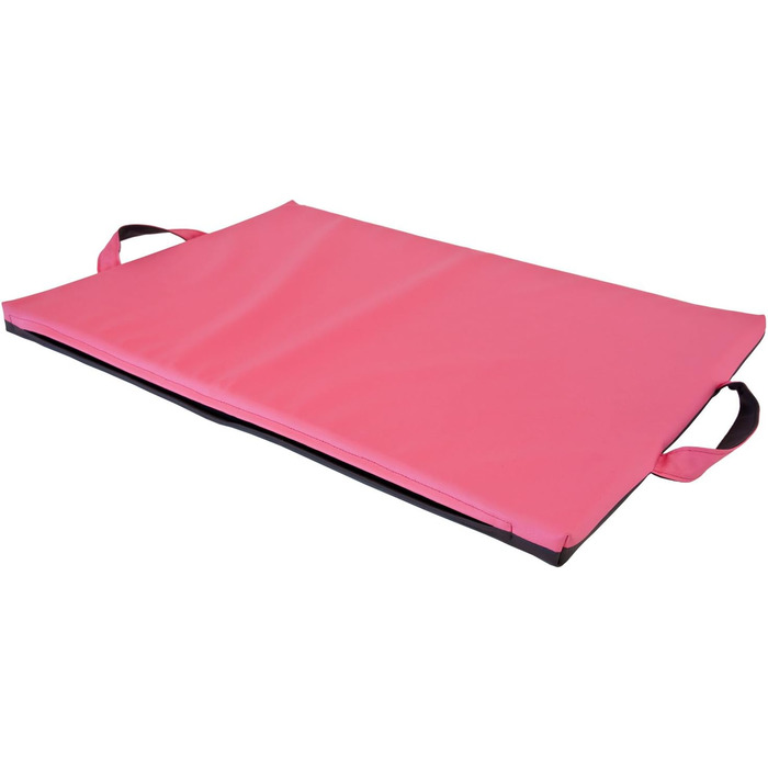 CopcoPet Dog Mat Alex Pink/Grey 108 x 78 cm XL – Robust Artificial Leather – Washable, Dishwasher-Safe, Non-Slip & Easy to Clean – For Large Dogs, Car, Garden, Camping – With 3.5cm Foam Core