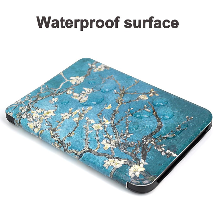 Чохол для електронної книги Tolino Shine Color/Shine 5(2024)/Shine 4(2022) & Kobo Clara Colour | BW | 2E, тонкий захисний чохол з авто-ввімкненням/вимкненням (квітка)