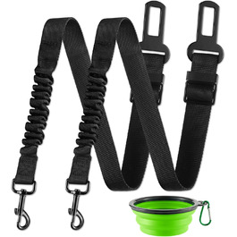 Автомобільний поводок-лямка для собак LivTee, 2 шт., регульований, зручний, безпечний, найнадійніший, нейлон