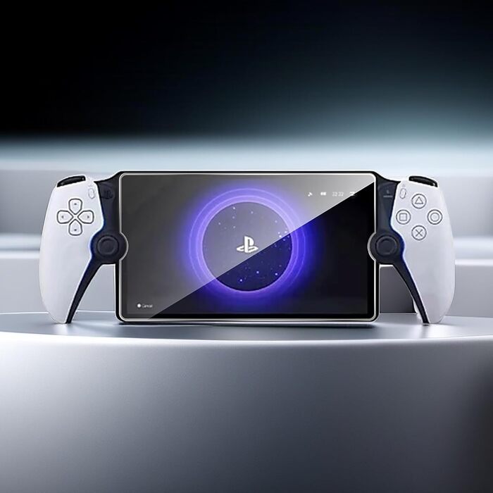 Захисне скло GIOPUEY для PlayStation Portal, 2 шт., прозоре, проти подряпин, олієстійке, висока прозорість, сумісне з чохлом