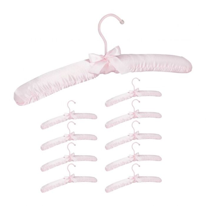 Relaxdays Clothes Hanger Set Satin