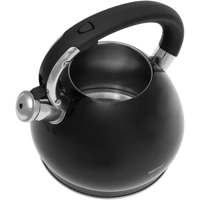 Чайник King Hoff з нержавіючої сталі та бронзи, 3.4 л, KH-1213 (Чорний)