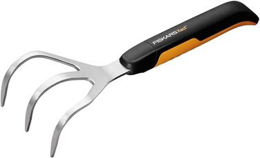 Культиватор садовий Fiskars Xact, гумова ручка, 32 см