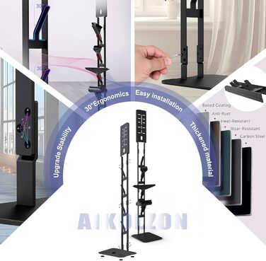 Підставка для пилососа AIKOLZON: органайзер для аксесуарів, сумісний з більшістю ручних бездротових пилососів