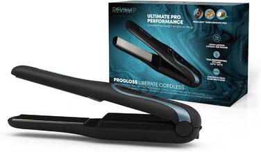 Professional Ceramic Hair Straightener & Curling Iron - 80-235°C with Ionic Plates, LCD Display, 3m Cord & Hair Care Oils