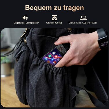 MP3-плеєр 128GB з Bluetooth 5.3, 2.4