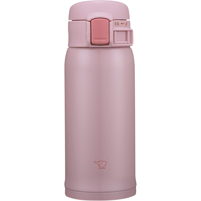 Zojirushi Stainless Steel Thermobecher - Insulated Flask, Leak-Proof, 355ml - Blue & Pearl Pink