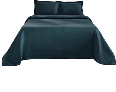 Набір постільної білизни Superior з ковдрою та наволочками, бавовна, розмір King Size, колір Deep Sea