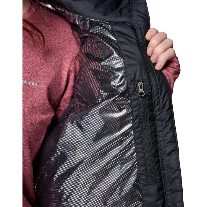 Жіноча жилетка Columbia Pike Lake 3, пухова жилетка-утеплювач, чорний колір, 1 шт.