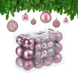 Relaxdays Set of 50 Christmas Baubles