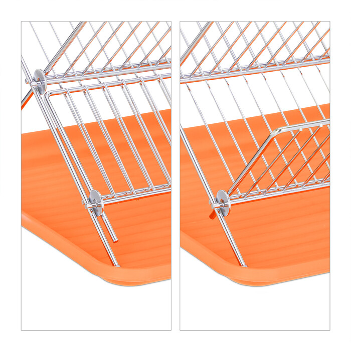 Relaxdays Dish Drainer with Drip Tray