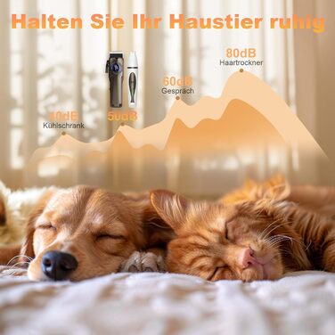 Набір триммерів для собак 3-в-1: машинка для стрижки, триммер для подушечок лап, професійний триммер для густого хутра, для собак та котів (2 шт.)