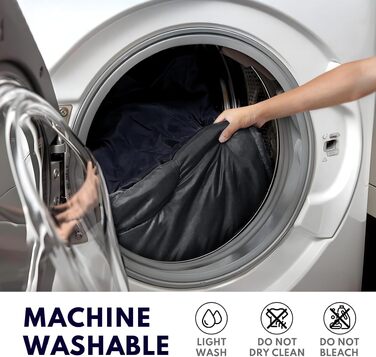 Зимовий спальний мішок 0°C XXL для дорослих, теплий кемпінговий спальник з компресійним мішком для походів, мисливства та подорожей, синій (2.4 кг)