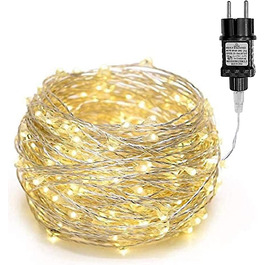 Гірлянда світлодіодна Gresonic 200/300er, 300 LED, тепле біле світло, для декору інтер'єру та екстер'єру, живлення від мережі