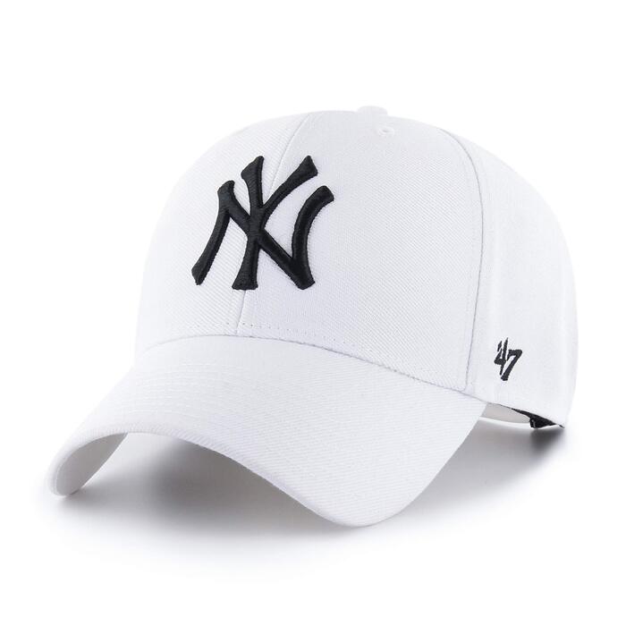 Кепка бейсболка New York Yankees MVP MLB, регульована, біла