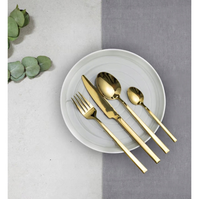 Набір столових приборів Ambition Como, 24 предмети, золотисті