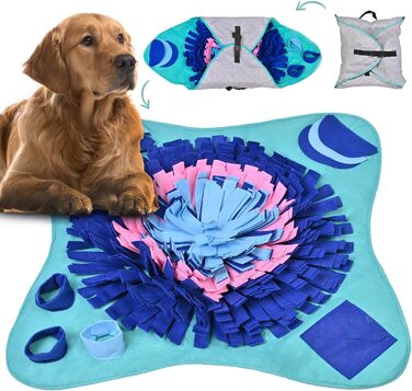 PET ARENA килимок для нюхання собак – інтелектуальна іграшка для собак, велика, багатобарвна, регульована та миюча