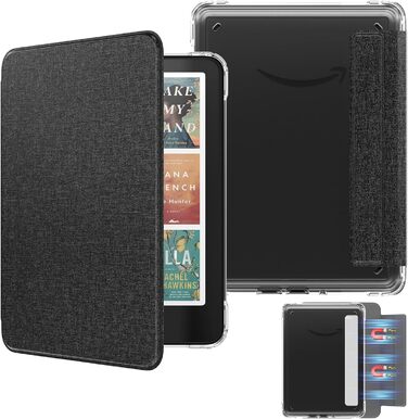 Чохол для Kindle Paperwhite 12 (2024) та Kindle Colorsoft (2024/2025) MoKo, Denim, Чорний, Магнітний, з авто-вимкненням