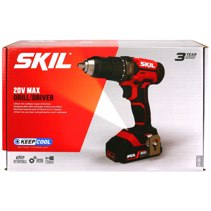 Акумуляторний шурупокрут Skil 20 V DD1E3010AA