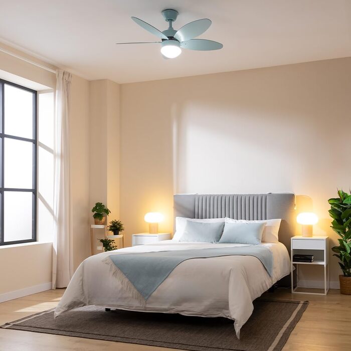 Стельовий вентилятор з підсвічуванням Cecotec EnergySilence Aero 4260 Full Sky 106 см, 40W, пульт, таймер, 6 швидкостей, синій