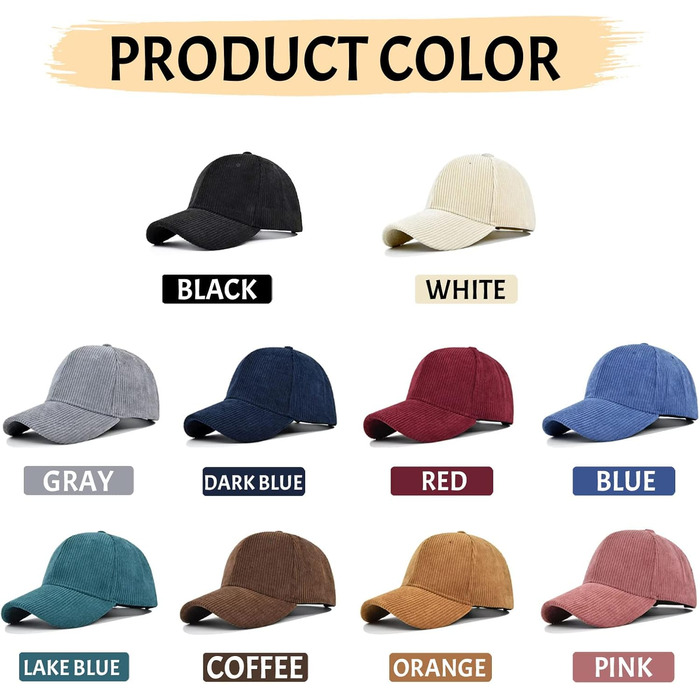 Персоналізована бейсболка з вишивкою, логотипом та друком фотографії. Регульована кепка в подарунок на Різдво для мами, тата, чоловіка, жінки, друга. (Бейсболка з корду)