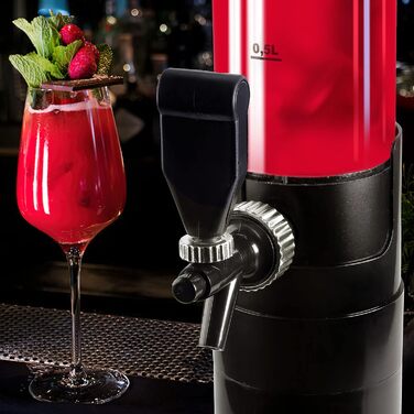 GOODS+GADGETS XXL Drinks Column Beer Column Beer Tower Party Beer Dispensing Column with Tap (5 Liter)