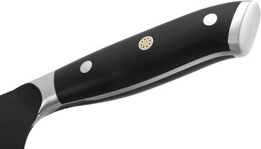 Wakoli Nakiri Messer 17 см: ніж для овочів з титанового покриття, нержавіюча сталь, G10 ручка, ніж для овочів та зелені, ніж для хліба в подарунковій коробці