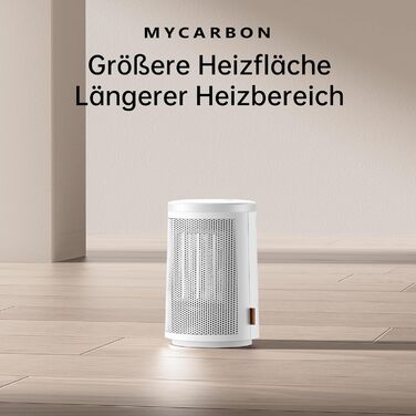 Керамічний обігрівач MYCARBON NP9B-A для ванної кімнати та вітальні: 900/1500W, термостат, таймер, осциляція, захист від перекидання та перегріву