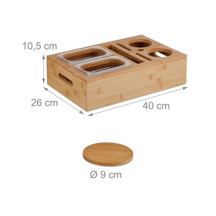 Relaxdays Bamboo Couch Table